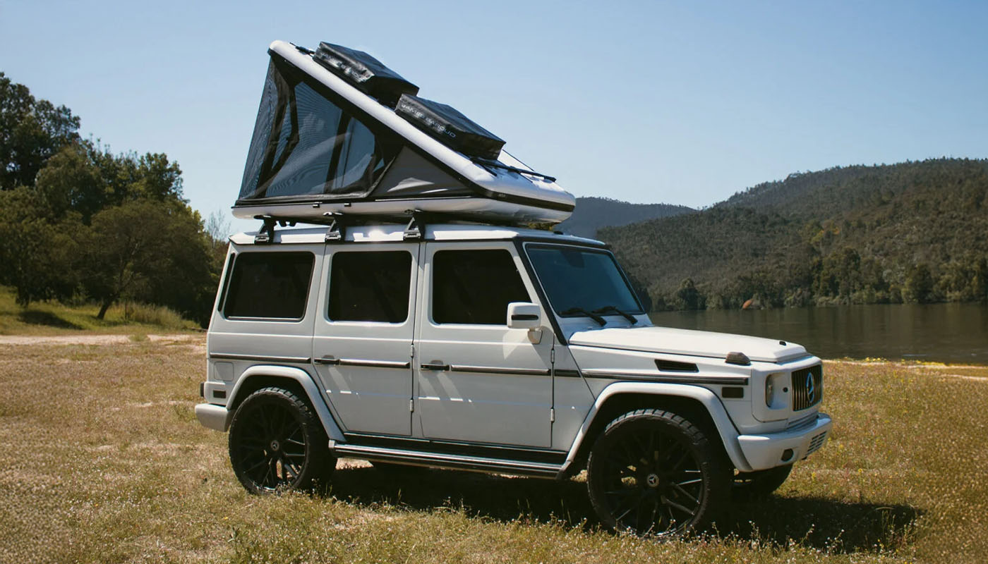 James Baroud Nova montée sur Mercedes G-Wagon en environnement naturel