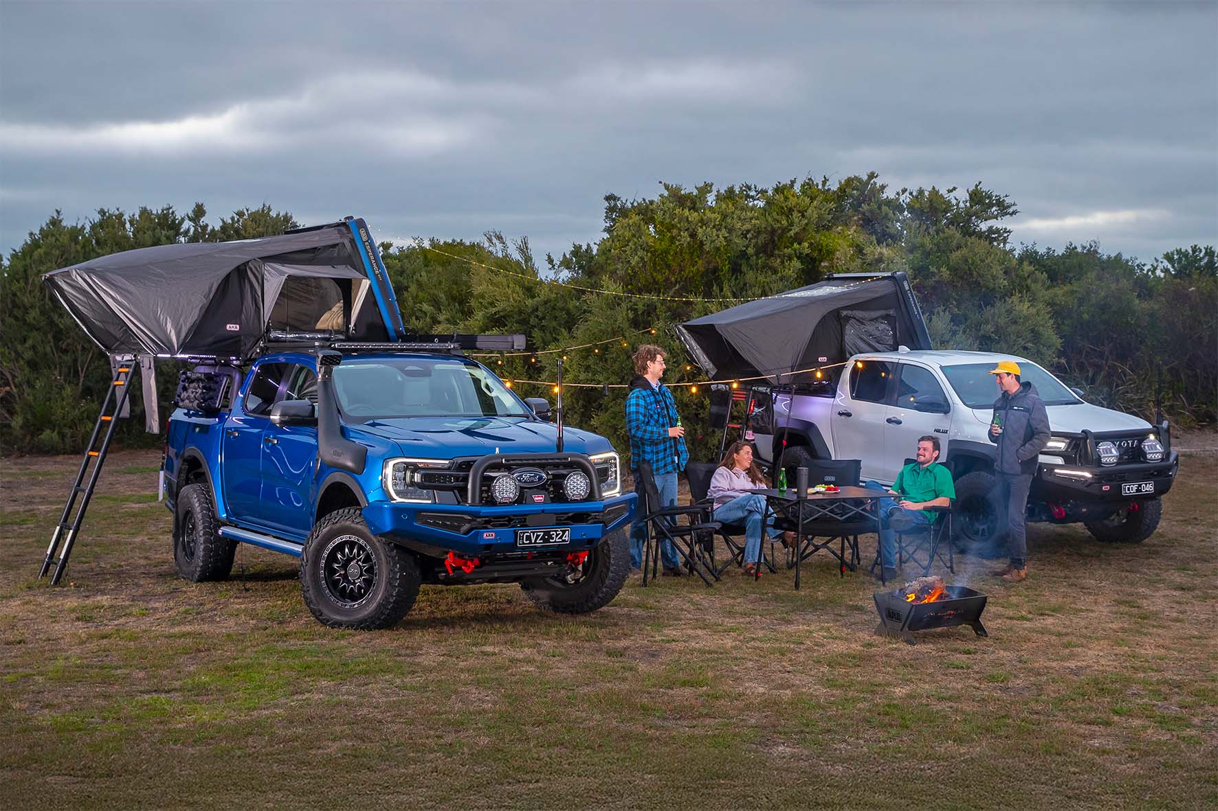 Tentes de toit Adventech 4x4 en situation d'aventure